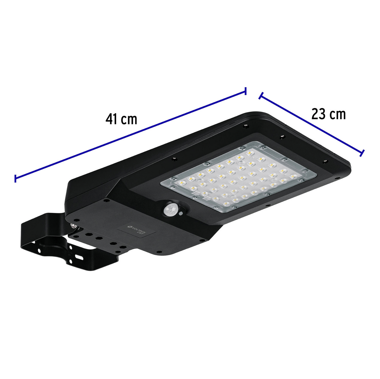 LUMINARIO SUBURBANO DE LED 15 W CON PANEL SOLAR, VOLTECK 46958 P