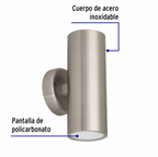 ARBOTANTE SATÌN DE LED 10 W DE ACENTO 2 SPOTS LUZ CALIDA