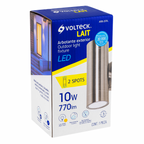 ARBOTANTE SATÌN DE LED 10 W DE ACENTO 2 SPOTS LUZ CALIDA