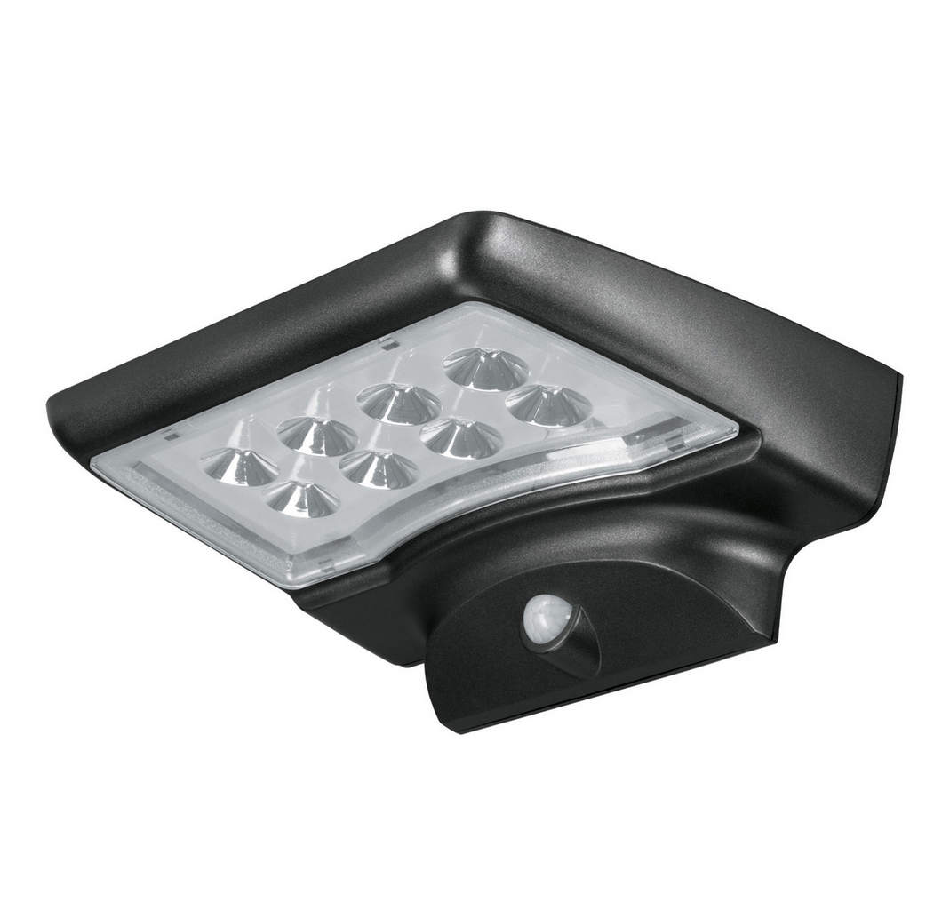 ARBOTANTE SOLAR LED 4 W CON SENSOR DE MOVIMIENTO, VOLTECK 49073 *