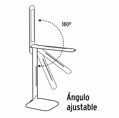 LAMPARA DE LED 8W 5 NIVELES DE ILUMINACION PARA ESCRITORIO 49323 *