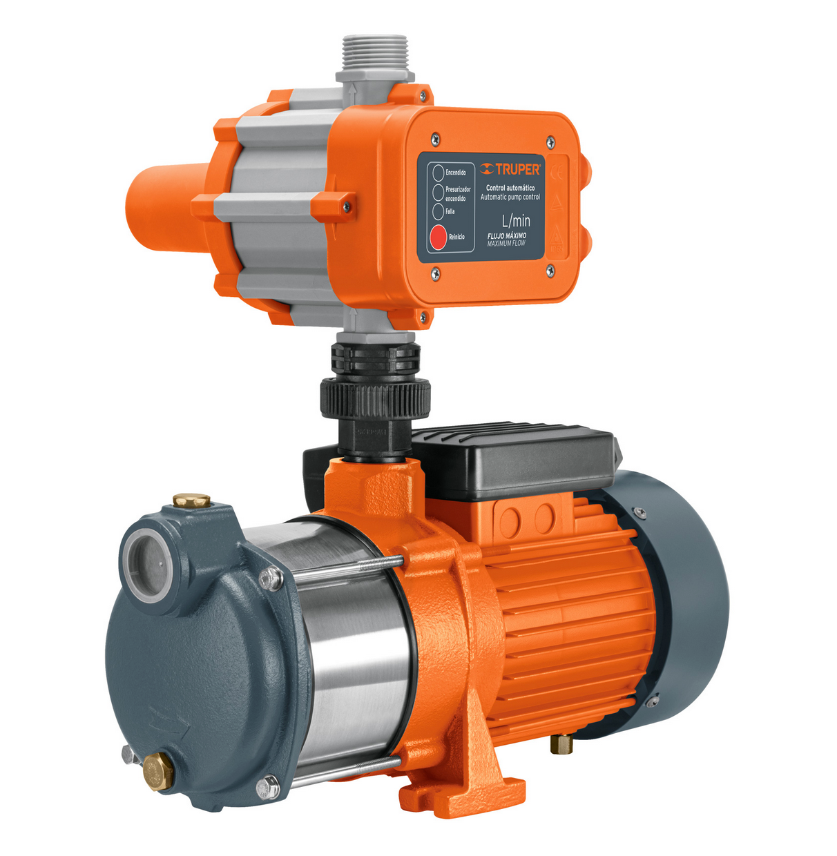 BOMBA PRESURIZADORA MULTIETAPAS 1/2 HP, TRUPER 102384 *