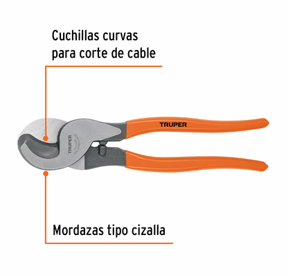 PINZA CORTADOR MULTICABLE 10', TRUPER 102511 N