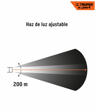 Cargar imagen en el visor de la galería, LINTERNA DE MINERO 1 LED 800 LM DE 4 PILAS AA, TRUPER EXPERT 11853 P
