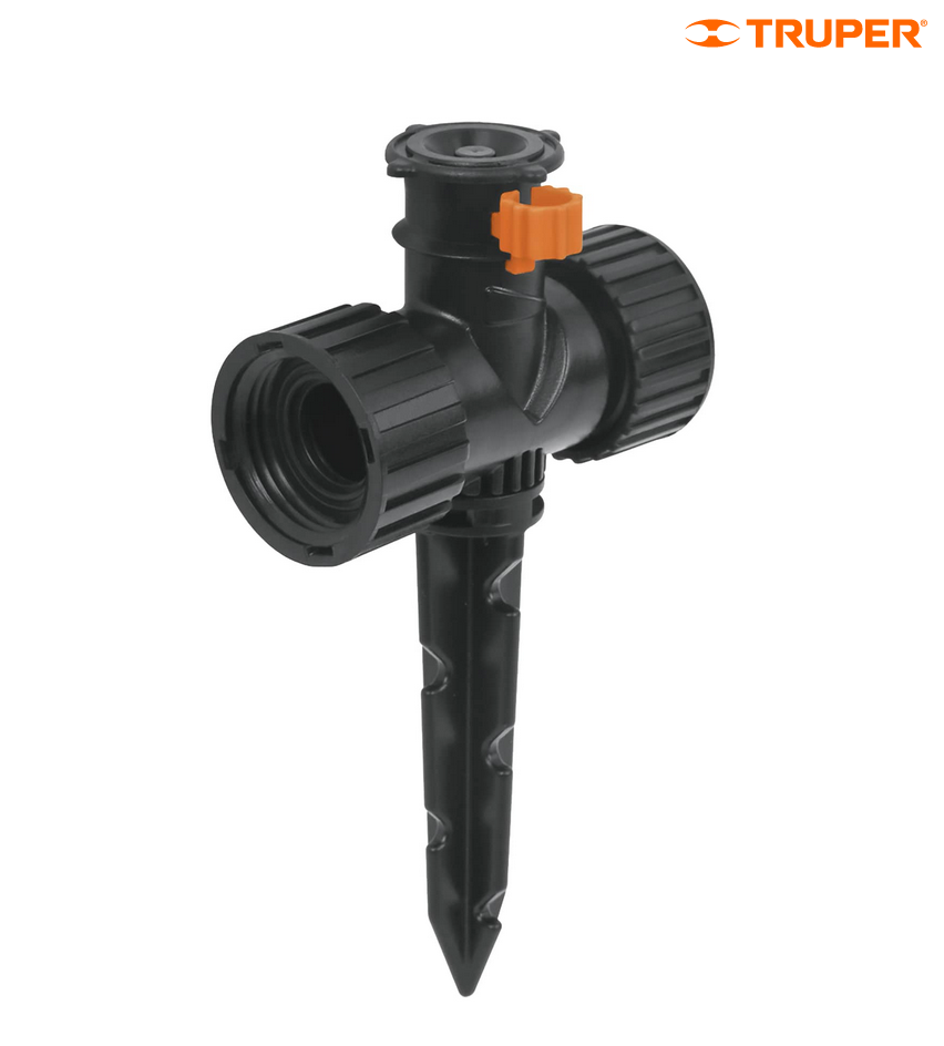 ASPERSOR MINI DE PLÁSTICO, IRRIGACIÓN 360°, TRUPER 12297 *