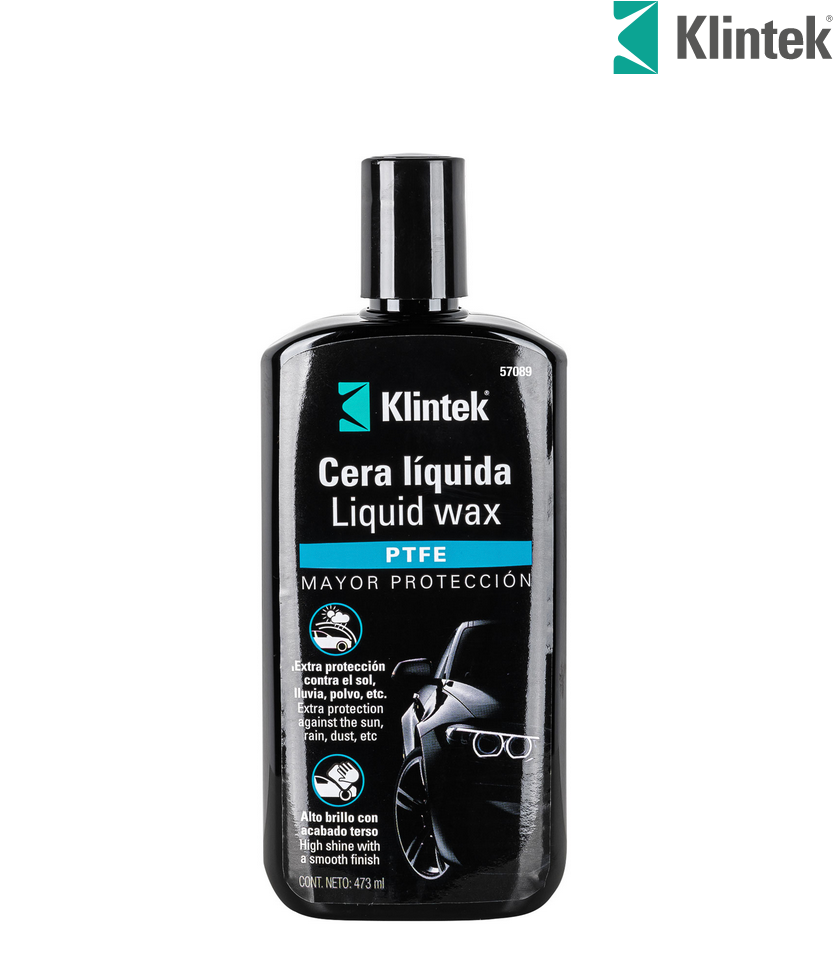 CERA LÍQUIDA PTFE PARA AUTO, 473 ML, KLINTEK	57089 P