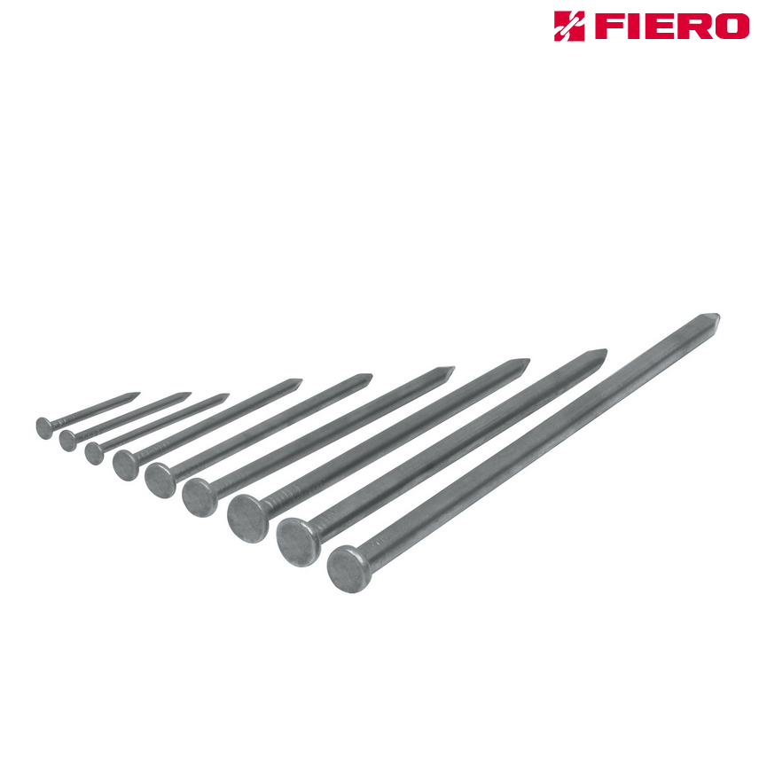 BOLSA CON 1 KG DE CLAVO STANDARD 2-1/2" CON CABEZA, FIERO 45022 *