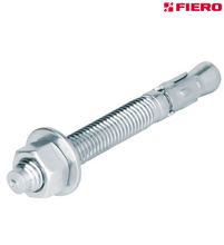 Cargar imagen en el visor de la galería, BOLSA CON 6 TAQUETES ARPÓN 1/4&quot; X 2-1/4&quot;, FIERO 46658 N
