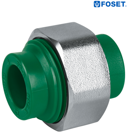 TUERCA UNIÓN DE PPR 1/2" X 1/2", FOSET 49810 N