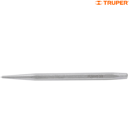 PUNZÓN 1/4" PARA MARCAR, LARGO 4-3/4", TRUPER 12224 *