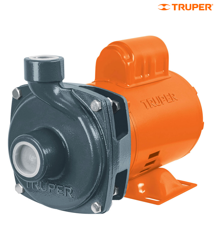 BOMBA CENTRÍFUGA PARA AGUA DE 1/2 HP, TRUPER 100388 *