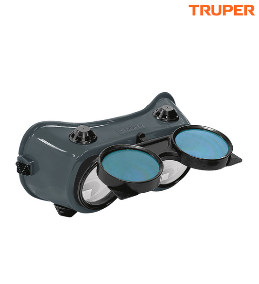 GAFAS P/SOLDAR C/4 VÁLVULAS DE VENTILACIÓN, SOMBRA 6, TRUPER 14282 *