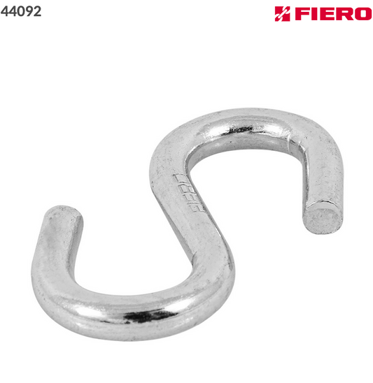 GANCHO ''S'' DE 1/4 DE ACERO PARA CABLE, FIERO 44092 *