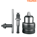 BROQUERO CON LLAVE, 1/2" CON ADAPTADOR SDS PLUS, TRUPER	102475 *