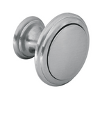 PERILLA METÁLICA ESTILO ''MODERNO'', NIQUEL SATINADO, HERMEX 43811 N