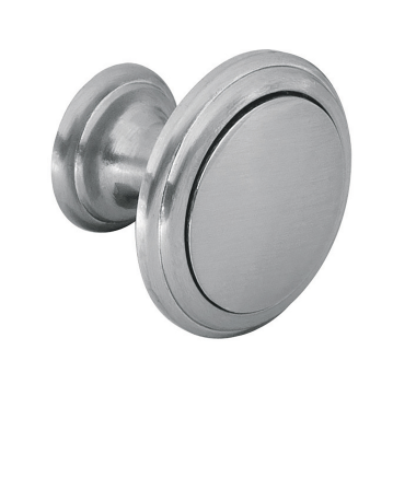 PERILLA METÁLICA ESTILO ''MODERNO'', NIQUEL SATINADO, HERMEX 43811 N