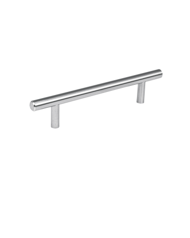 JALADERA DE ACERO, 96 MM ESTILO "CILINDRO", NÍQUEL SATINADO 43828 P
