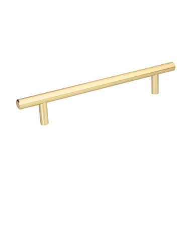 JALADERA DE ACERO 160 MM, ESTILO "CILINDRO", LATÓN BRILLANTE 43872 N