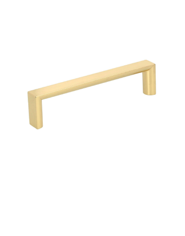 JALADERA METÁLICA DE 128 MM ESTILO "ANDAMIO", LATÓN BRILLANTE 43907 N