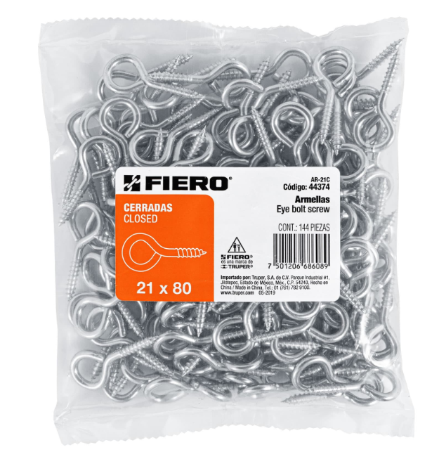 BOLSA CON 144 ARMELLAS CERRADAS DE 21 X 80, FIERO 44374 N