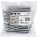 BOLSA CON 30 TORNILLOS 3/8" X 4" TIPO MÁQUINA, FIERO 44582 N