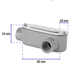 CONDULET 1/2" CONEXIÓN TIPO LL, VOLTECK 46976 *