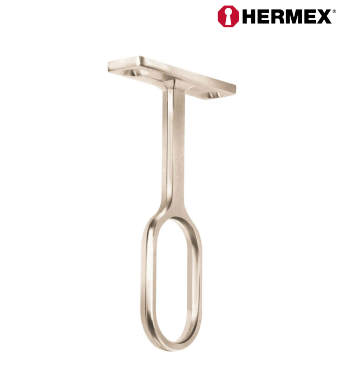 SOPORTE CENTRAL PARA TUBO OVALADO DE CLOSET HERMEX 48979 *