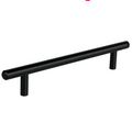JALADERA DE ACERO 128MM ,ESTILO ''CILIDRO'' NEGRO HERMEX 49732 N