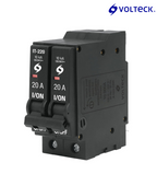 INTERRUPTOR TERMOMAGNECTICO 2 POLOS 20A VOLTECK 46704 P