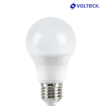 LÁMPARA LED TIPO BULBO A19 6W LUZ DE DIA, CAJA, VOLTECK 47544 N