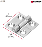 BISAGRA RECTANGULAR 1'' ACERO INOXIDABLE HERMEX 43199 N