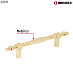 JALADERA METALICA DE 75MM ESTILO ''COLONIAL'', LATÒN 43836 N