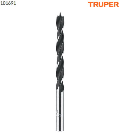 BROCA CON PUNTA CENTRADORA PARA MADERA 1/4'', TRUPER 101691 *
