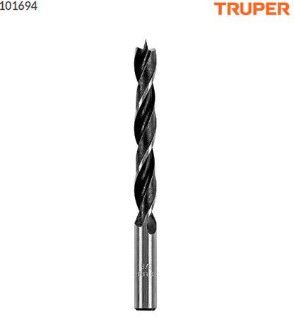 BROCA CON PUNTA CENTRADORA PARA MADERA 3/8'', TRUPER 101694 *