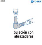 CODO 90° INSERCIÓN DE 3/4'' DE POLIPROPILENO, FOSET 48563 N