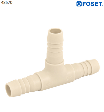 TEE INSERCIÓN 3/4'' DE POLIPROPILENO, FOSET 48570 N