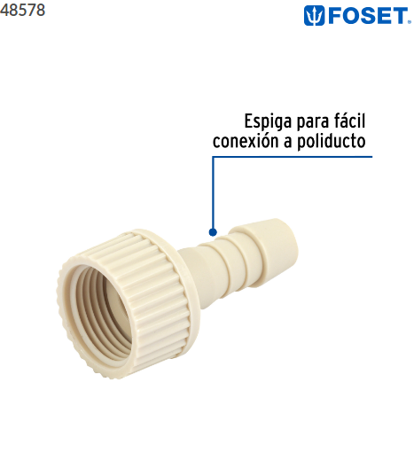 ACOPLADOR LLENADO P/TANQUE ESTACIONARIO ACME 3/4" X 1/2" NPT 48578 *