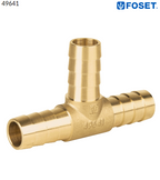 TEE INSERCIÓN MACHO LATÓN 1/2'' PARA POLIDUCTO NEGRO, FOSET 49641 N