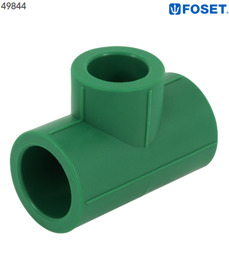 TEE REDUCIDA DE PPR 3/4'' X 3/4'' X 1/2'', FOSET 49844 N