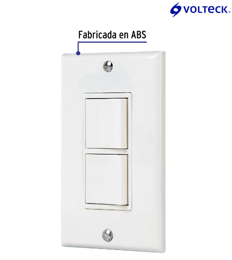 PLACA ARMADA INTERRUPTOR SENCILLO Y DE 3 VÍAS CLASSIC 40019 N