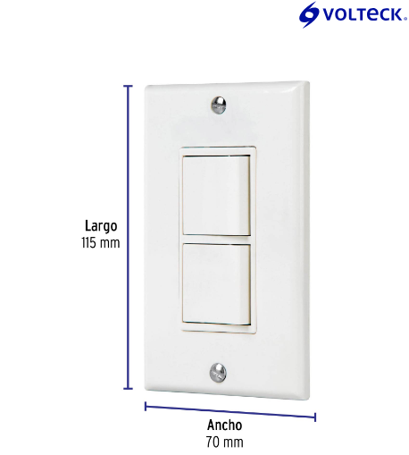 PLACA ARMADA INTERRUPTOR SENCILLO Y DE 3 VÍAS CLASSIC 40019 N