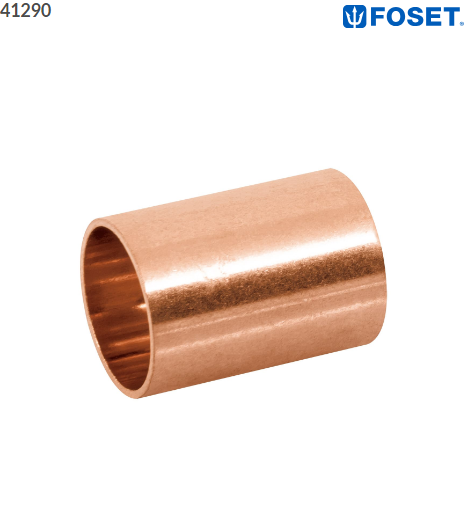COPLE DE COBRE DE 1/2'' SIN RANURA, FOSET 41290 N