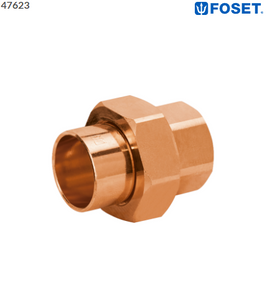 TUERCA UNIÓN DED COBRE DE 3/4, FOSET 47623 N