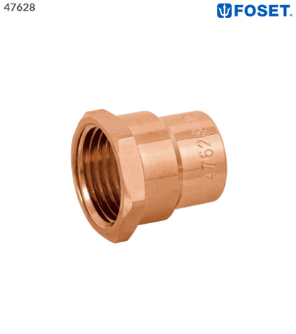 CONECTOR DE ROSCA INTERIOR 3/4'', FOSET 47629 N