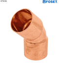 CODO DE COBRE 45° DE 1'', FOSET 47636 N