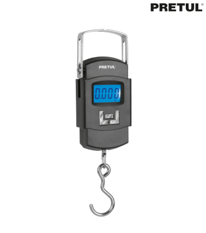 BÀSCULA ELECTRONICA COLGANTE, DE PILAS, 50KG, PRETUL 28180 *