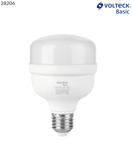 LÀMPARA LED ALA POTENCIA 20W (EQUIV. 170W) LUZ DE DÌA BASIC 28206 *