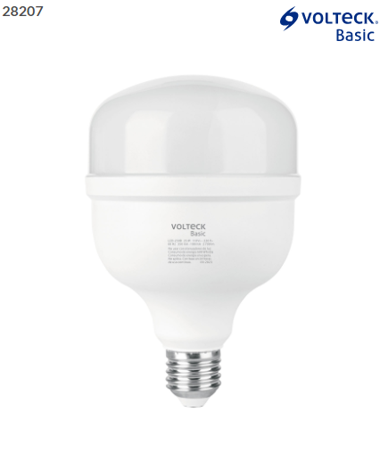 LÀMPARA LED ALTA POTENCIA 25W (EQUIV, 250W) LUZ DE DÌA, BASIC 28207 *