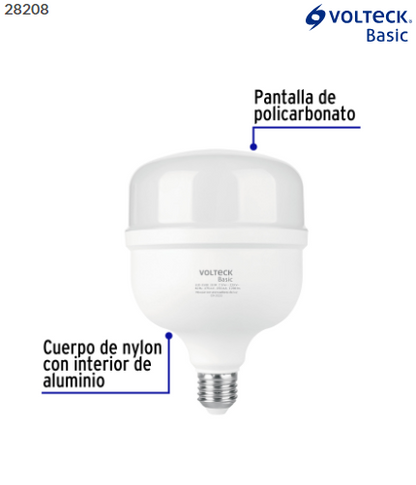 LÀMPARA LED ALTA POTENCIA 35W (EQUIV, 300W) LUZ DE DÌA BASIC 28208