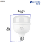 LÀMPARA LED ALTA POTENCIA 35W (EQUIV, 300W) LUZ DE DÌA BASIC 28208